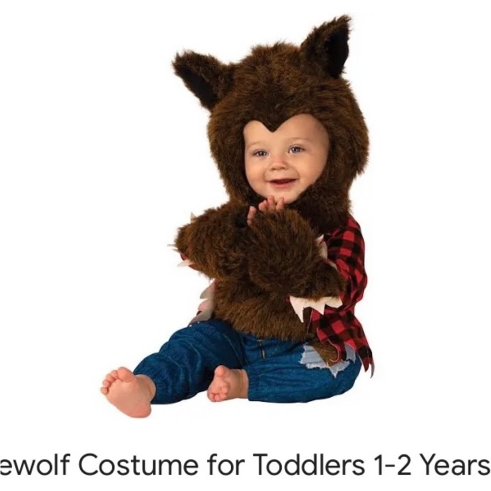 Toddler Werewolf Costume - Brown and Red